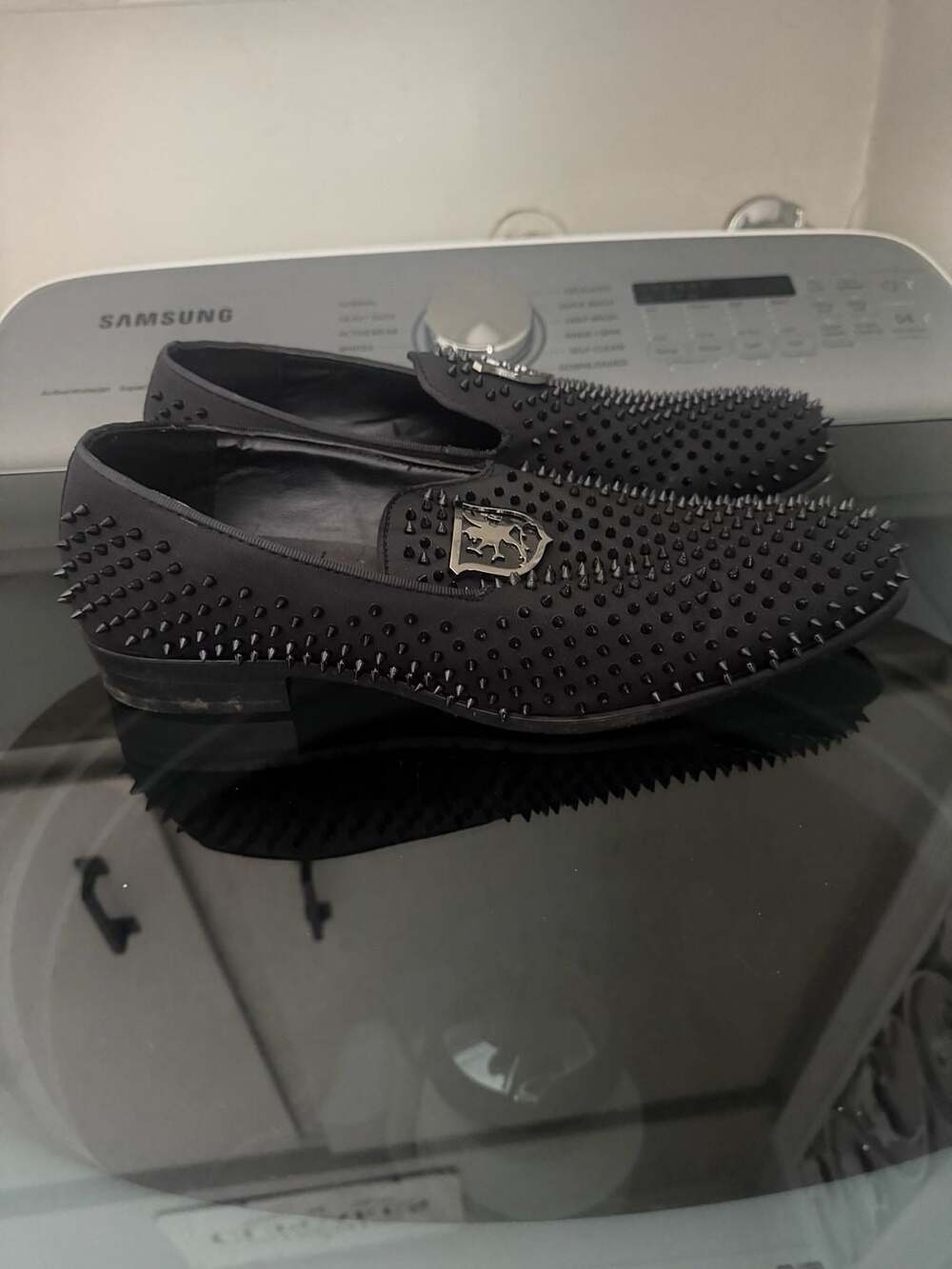 Stacy Adams Sabre Velour Slip On Loafer Size 9M